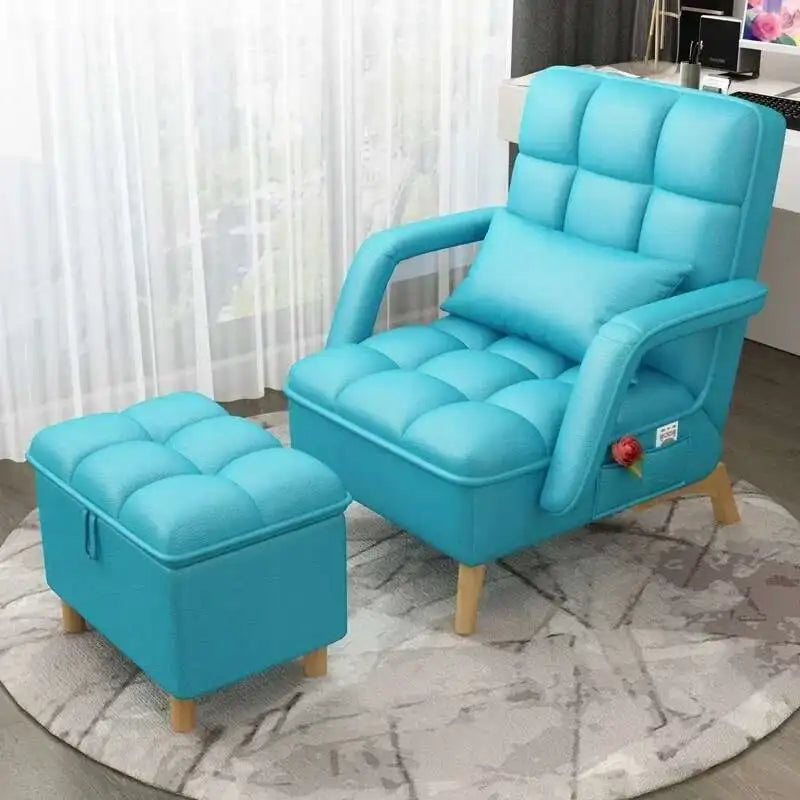 Lazy Sofa Designer Chair Back Support Pillow Bedroom Relax Floor Chairs Modern Nordic Poltrone Da Salotto Japanese Furniture