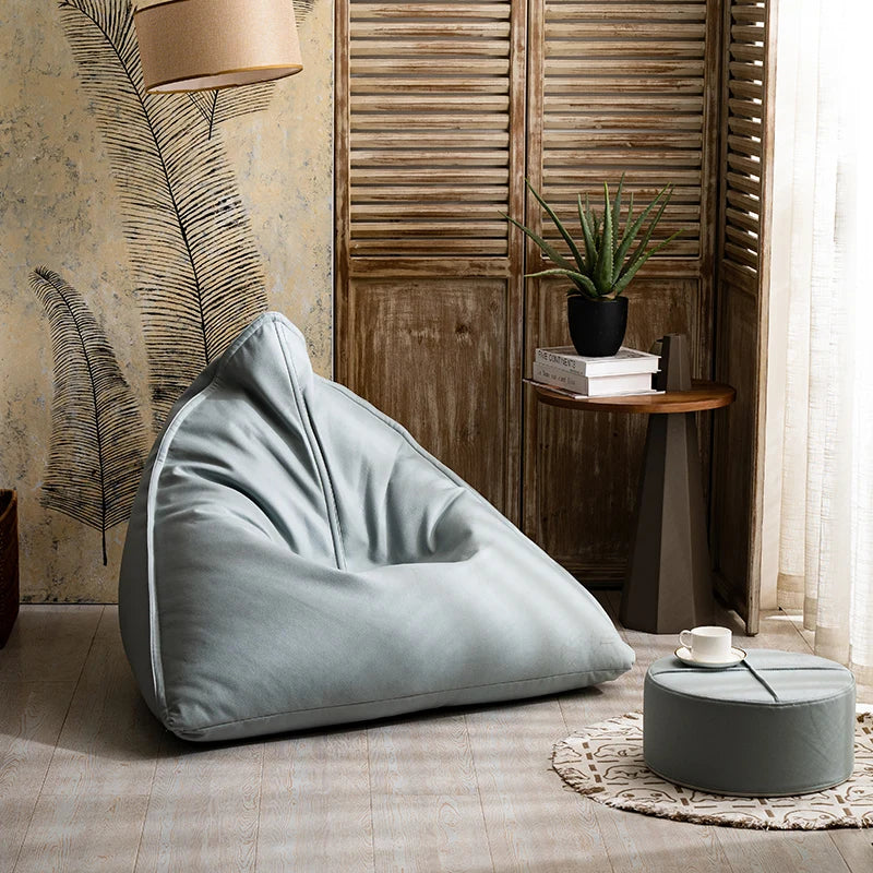 Japanese Designer Lazy Sofa Nordic Tatami Living Room Bean Bag Sofa Balcony Bedroom Recliner Home Furniture Divano Letto FYBS