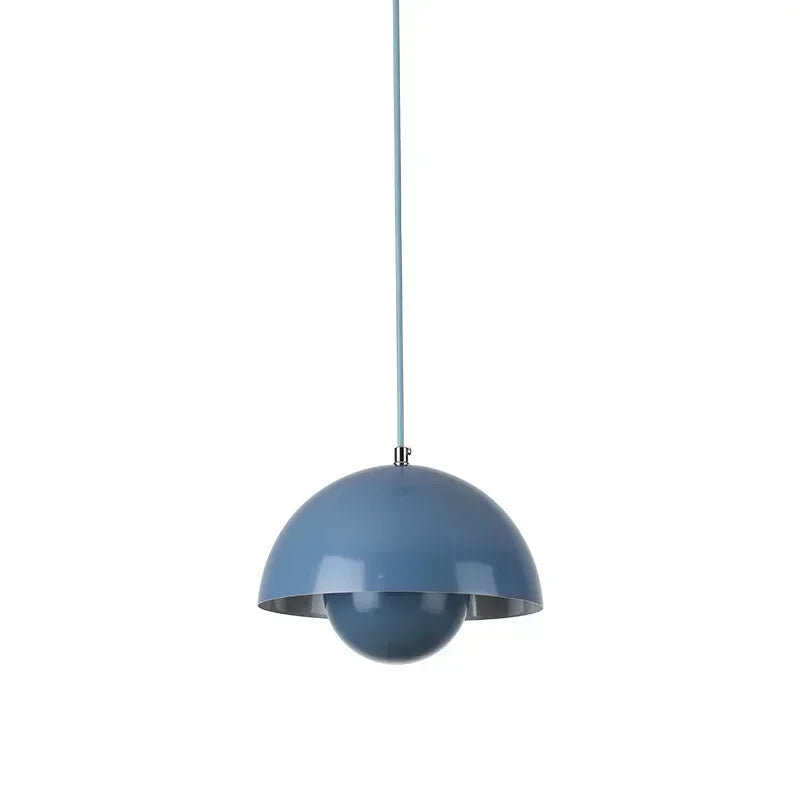 Denmark Designer Semicircular Flower Bud Pendant Lamp for Kitchen Living Island Iron Indoor Home Decor LED Lighting Luminaires