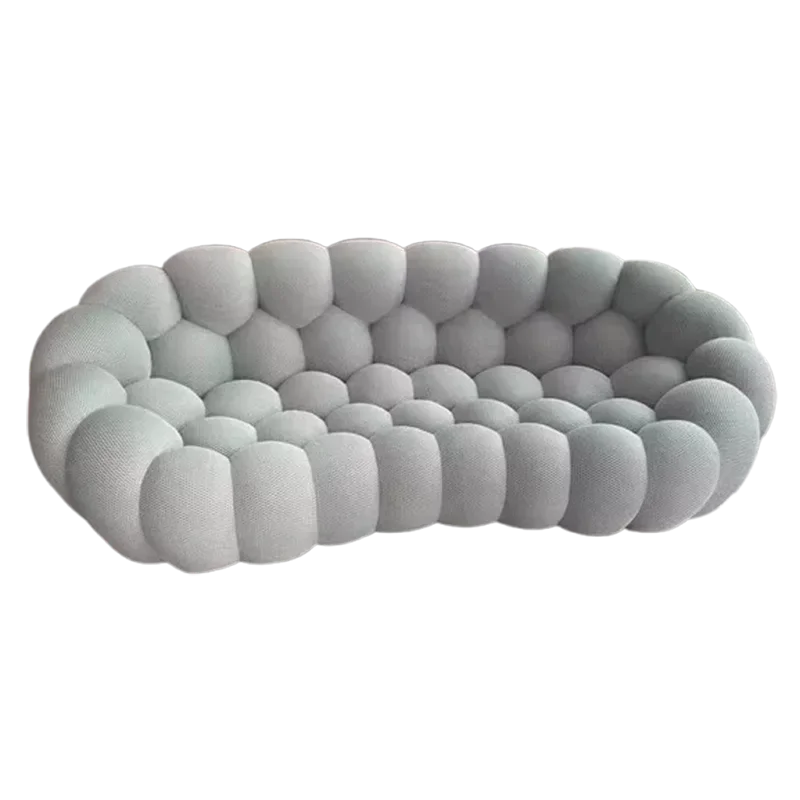 Designer Yellow Living Room Sofas Set European Fabric Nordic Double Chaise Couch Puffs Luxury Italian Divano Soggiorno Furniture