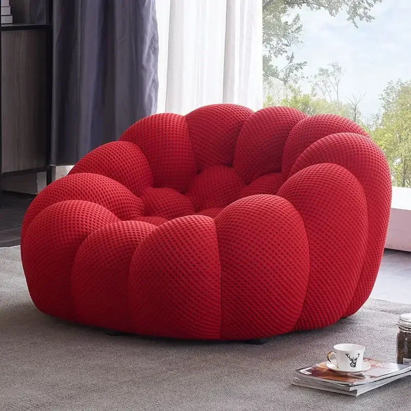 Designer Yellow Living Room Sofas Set European Fabric Nordic Double Chaise Couch Puffs Luxury Italian Divano Soggiorno Furniture