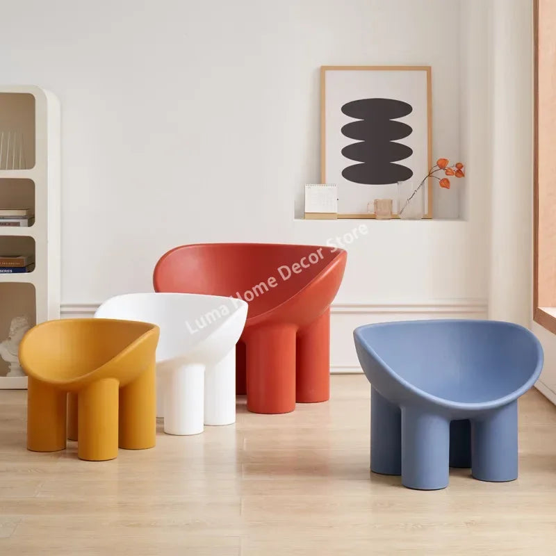 Luma Scandinavian Designer Elephant Leg Chair Wind Light Luxury Lazy Chair Creative Single Sofa for Ins Furniture Home Decor