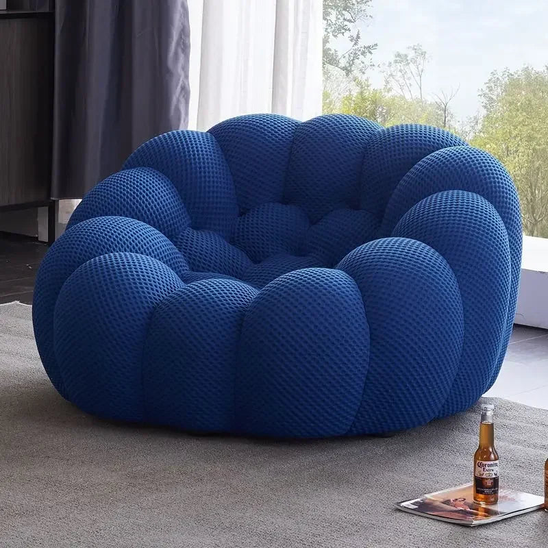 Designer Yellow Living Room Sofas Set European Fabric Nordic Double Chaise Couch Puffs Luxury Italian Divano Soggiorno Furniture