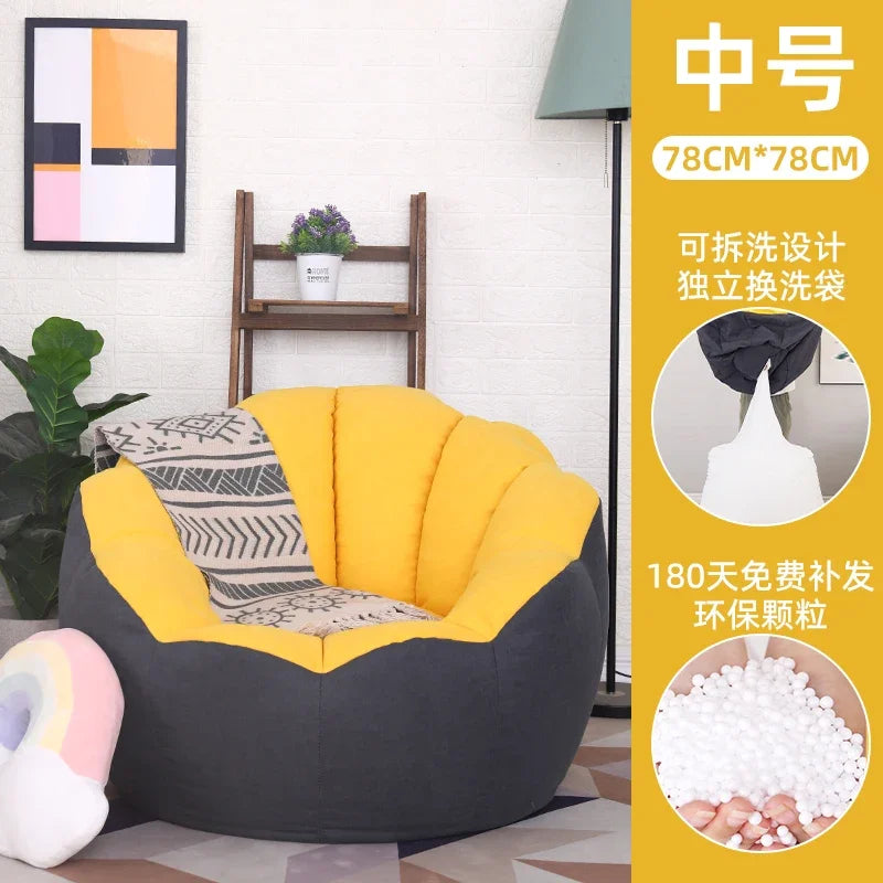 Beanbag Relaxing Chairs Rest Chair Frameless Designer Luxury Bag Romantic Sofa Multifunction Home Furniture Bean Bags Adult Room
