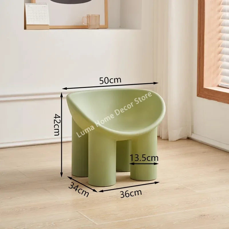 Luma Scandinavian Designer Elephant Leg Chair Wind Light Luxury Lazy Chair Creative Single Sofa for Ins Furniture Home Decor