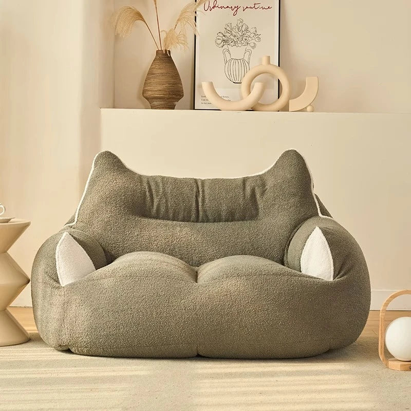 Pov Seat Giant Pouffe Pouf Living Room Sofa Foam Puff Bean Bag Single Compressed Couch Convertible Pouffe Chambre Furniture Home