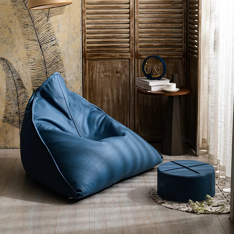 Japanese Designer Lazy Sofa Nordic Tatami Living Room Bean Bag Sofa Balcony Bedroom Recliner Home Furniture Divano Letto FYBS