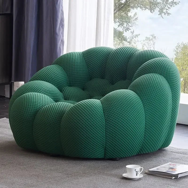 Designer Yellow Living Room Sofas Set European Fabric Nordic Double Chaise Couch Puffs Luxury Italian Divano Soggiorno Furniture