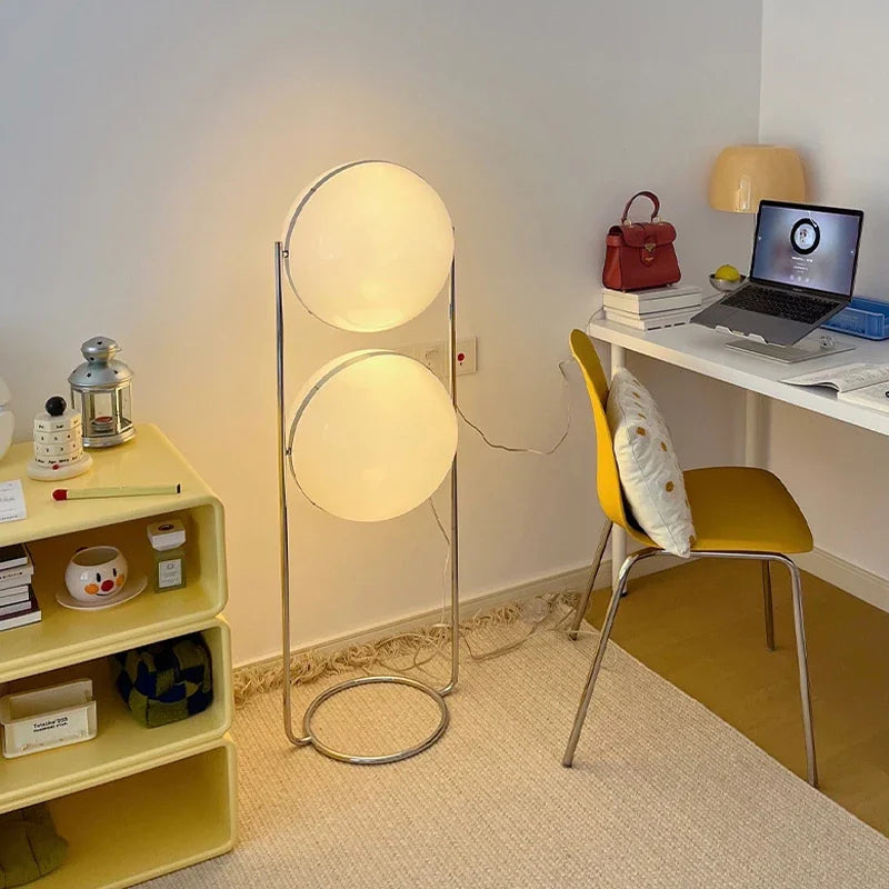 Nordic Designer Light Fixture Modern Simple Living Room Bedroom Decorative Lighting Stand Lamp Creative Bauhaus Eye Floor Lamps