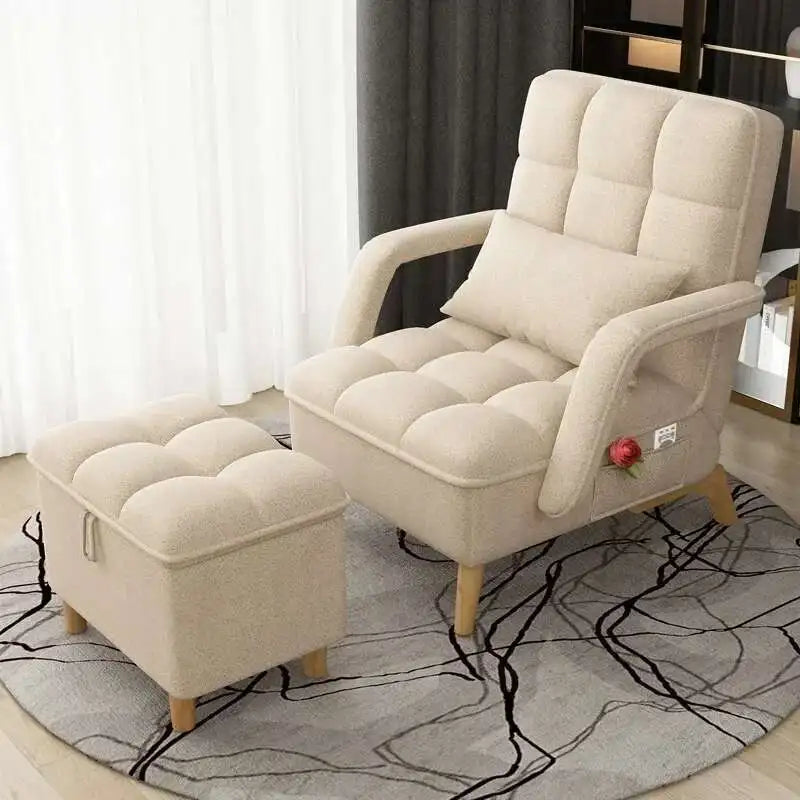 Lazy Sofa Designer Chair Back Support Pillow Bedroom Relax Floor Chairs Modern Nordic Poltrone Da Salotto Japanese Furniture