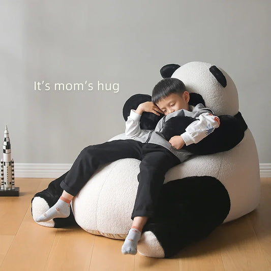 Balcony Living Room Bean Bags Cute Soft Nordic Floor Children Bedroom Sofa Chair Puffs Fluffy Single Canape Salon Furniture Home