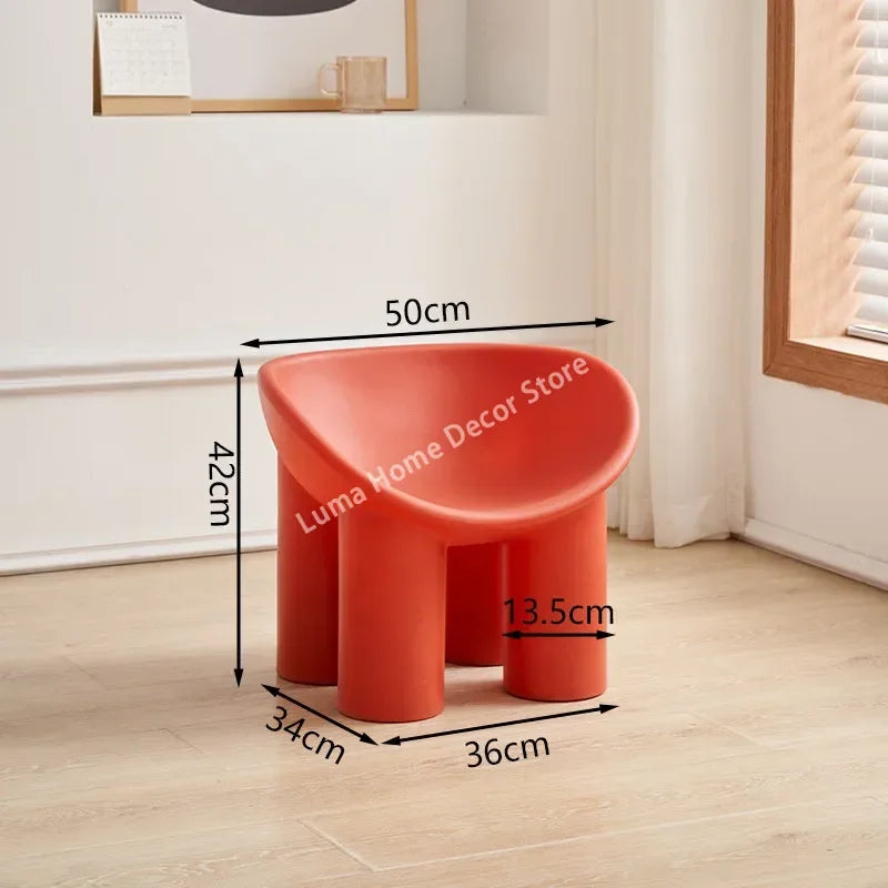 Luma Scandinavian Designer Elephant Leg Chair Wind Light Luxury Lazy Chair Creative Single Sofa for Ins Furniture Home Decor
