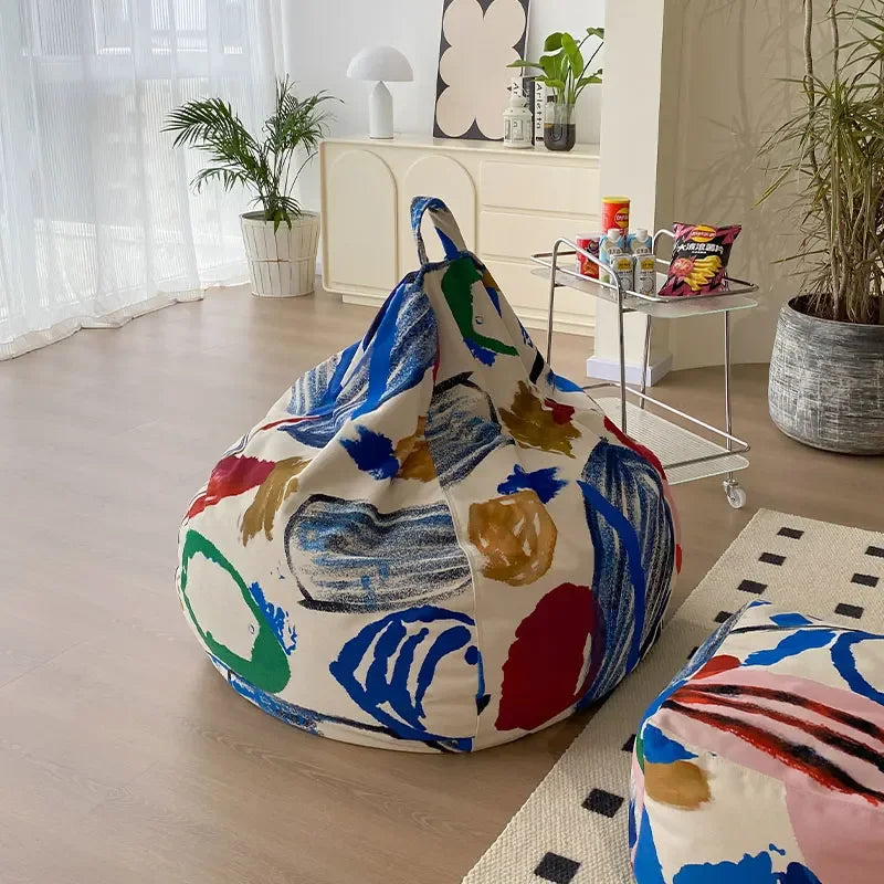 Replica Modern Bean Bag Sofa Classic Minimalist Living Room Bean Bag Sofa Lounge Designer Postmodern Divano Unique Furniture