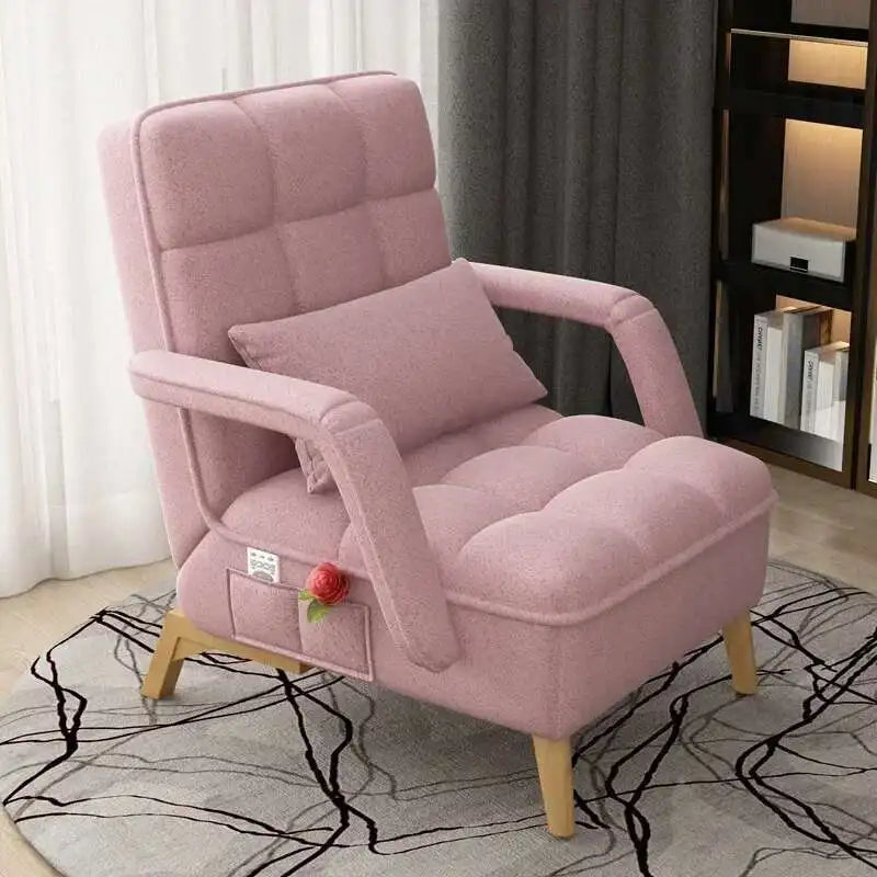 Lazy Sofa Designer Chair Back Support Pillow Bedroom Relax Floor Chairs Modern Nordic Poltrone Da Salotto Japanese Furniture