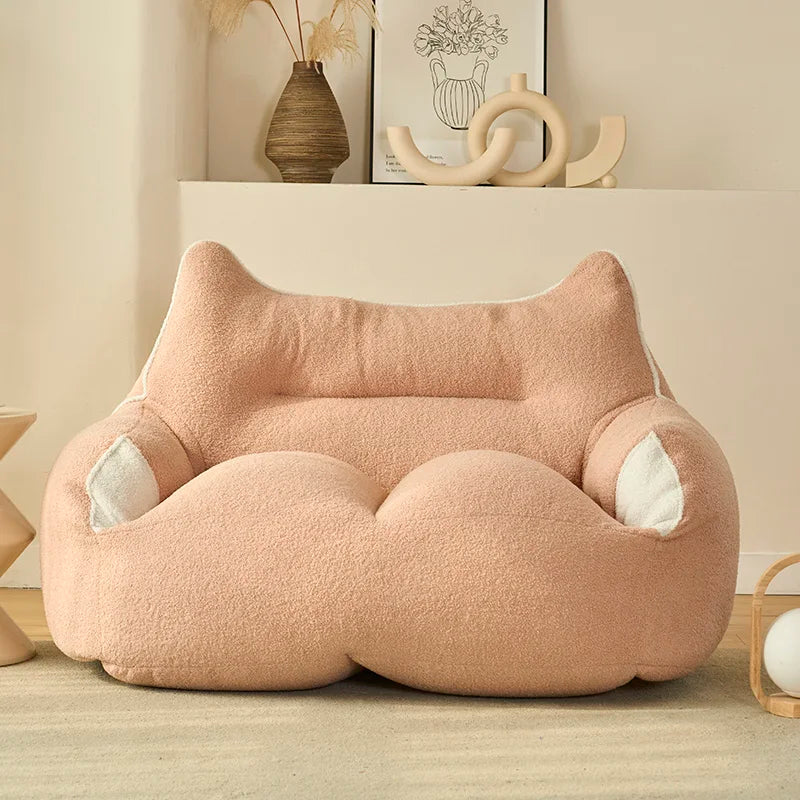 Pov Seat Giant Pouffe Pouf Living Room Sofa Foam Puff Bean Bag Single Compressed Couch Convertible Pouffe Chambre Furniture Home