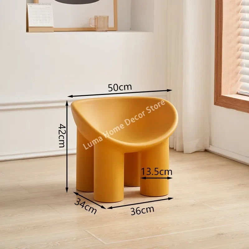 Luma Scandinavian Designer Elephant Leg Chair Wind Light Luxury Lazy Chair Creative Single Sofa for Ins Furniture Home Decor