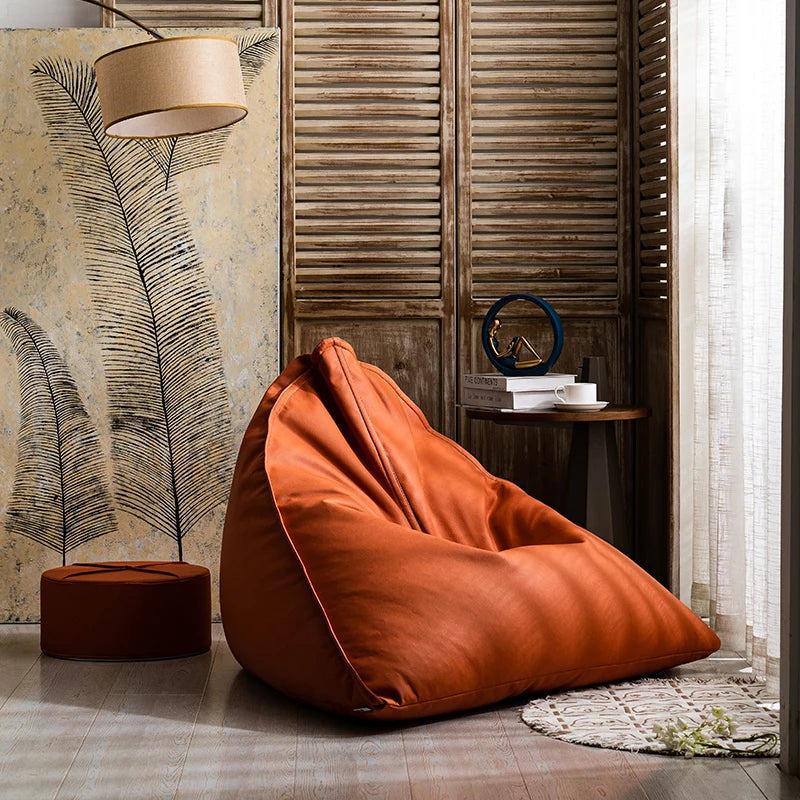 Japanese Designer Lazy Sofa Nordic Tatami Living Room Bean Bag Sofa Balcony Bedroom Recliner Home Furniture Divano Letto FYBS