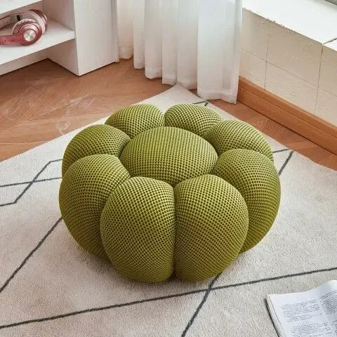 Single Seat Designer Pumpkin Lazy Sofa Balcony and Bedroom Can Lie Down and Recline Italian Minimalist Rochburg Football Sofa
