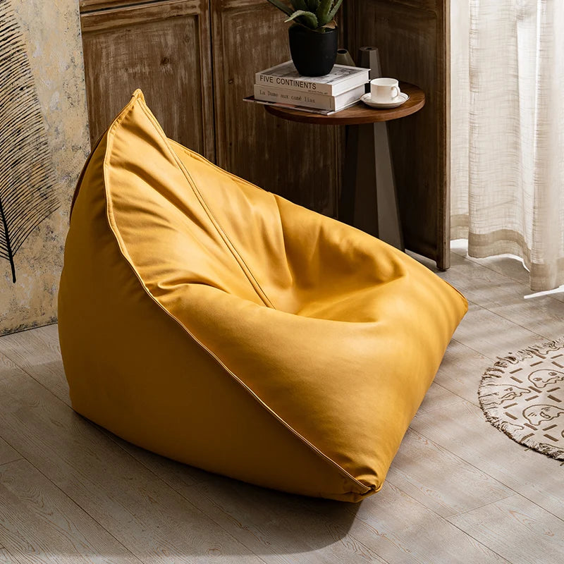 Japanese Designer Lazy Sofa Nordic Tatami Living Room Bean Bag Sofa Balcony Bedroom Recliner Home Furniture Divano Letto FYBS