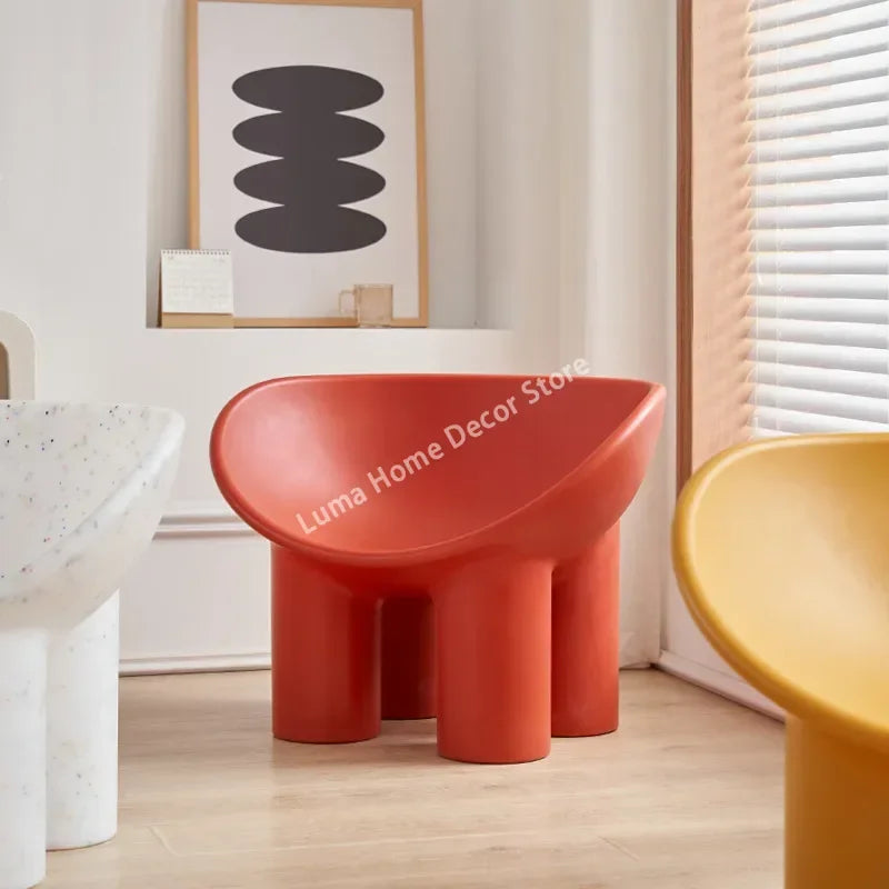 Luma Scandinavian Designer Elephant Leg Chair Wind Light Luxury Lazy Chair Creative Single Sofa for Ins Furniture Home Decor