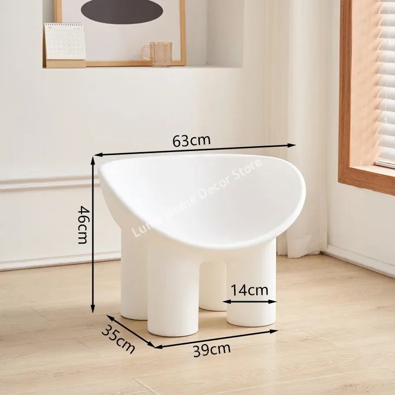 Luma Scandinavian Designer Elephant Leg Chair Wind Light Luxury Lazy Chair Creative Single Sofa for Ins Furniture Home Decor