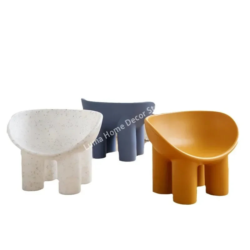 Luma Scandinavian Designer Elephant Leg Chair Wind Light Luxury Lazy Chair Creative Single Sofa for Ins Furniture Home Decor