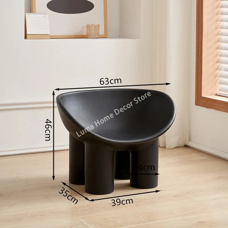 Luma Scandinavian Designer Elephant Leg Chair Wind Light Luxury Lazy Chair Creative Single Sofa for Ins Furniture Home Decor