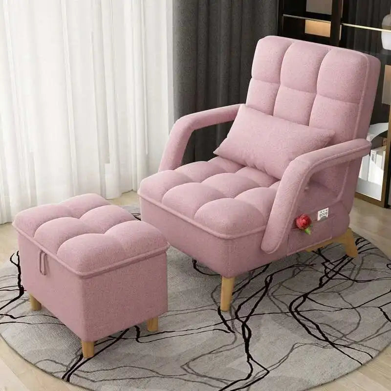 Lazy Sofa Designer Chair Back Support Pillow Bedroom Relax Floor Chairs Modern Nordic Poltrone Da Salotto Japanese Furniture