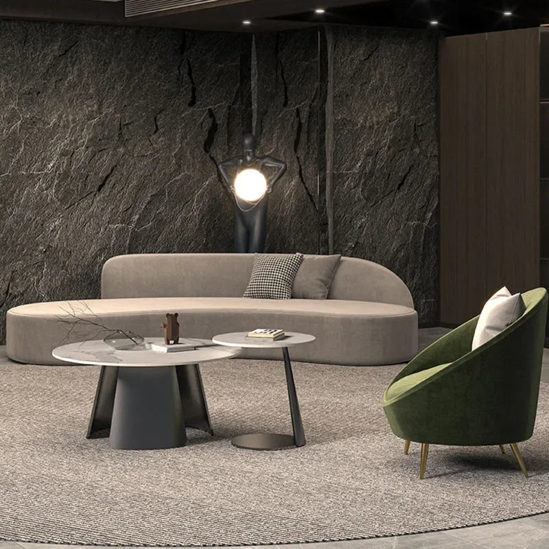 Designer Lounge Sofa Recliner Curved Customized Adults Dining Banquet Couch Unique European Large Sofa 2 Plazas Home Decoration