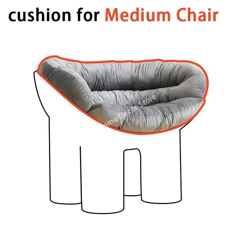 Luma Scandinavian Designer Elephant Leg Chair Wind Light Luxury Lazy Chair Creative Single Sofa for Ins Furniture Home Decor