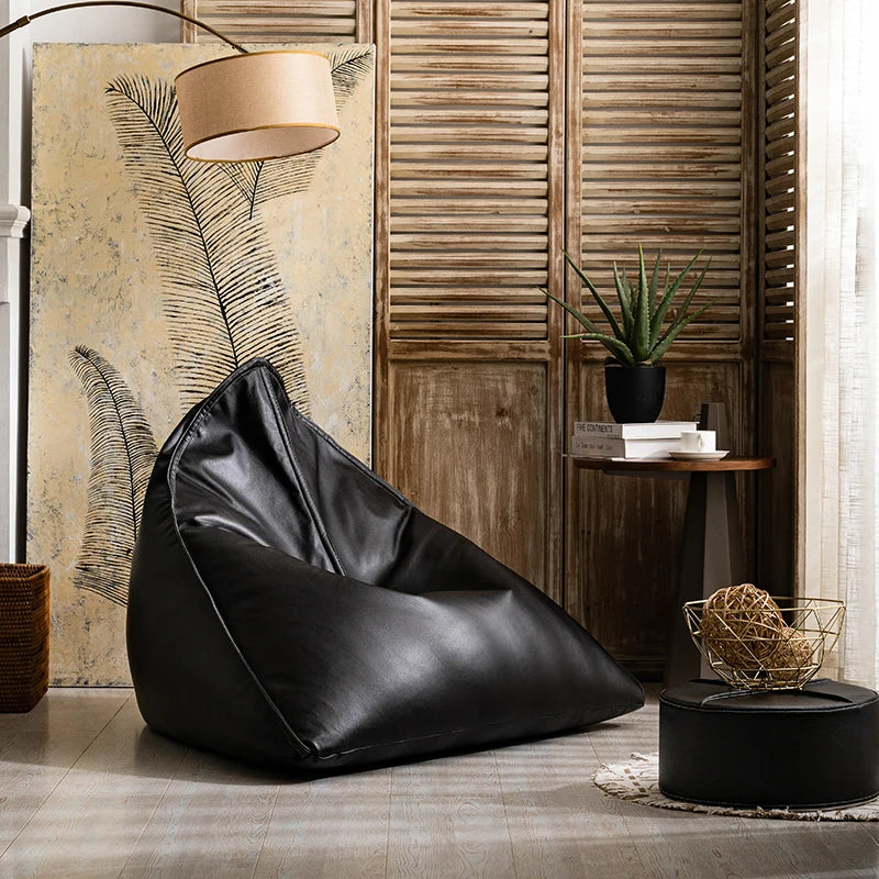 Japanese Designer Lazy Sofa Nordic Tatami Living Room Bean Bag Sofa Balcony Bedroom Recliner Home Furniture Divano Letto FYBS