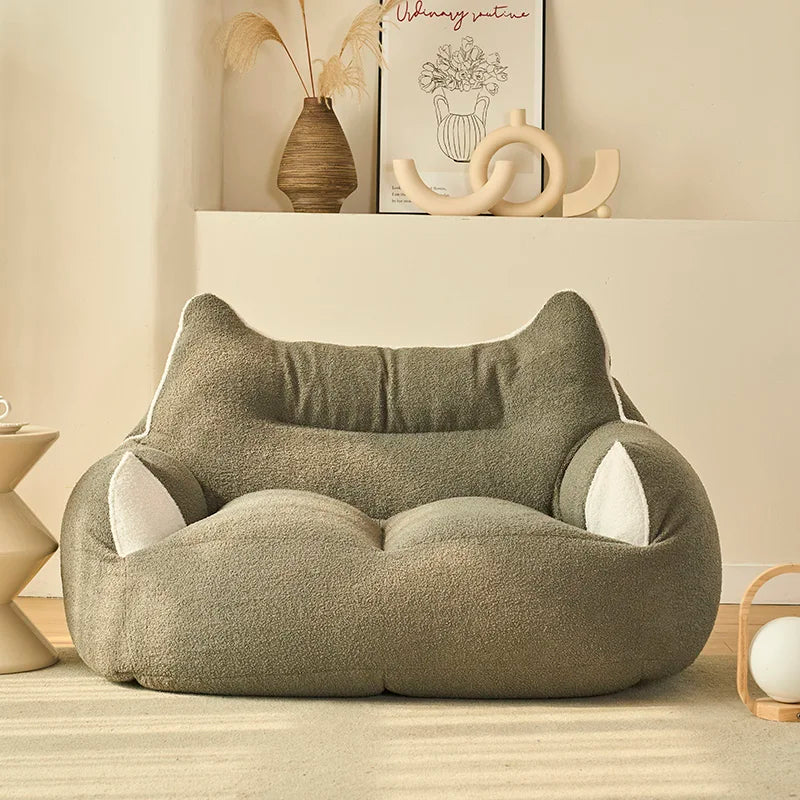 Pov Seat Giant Pouffe Pouf Living Room Sofa Foam Puff Bean Bag Single Compressed Couch Convertible Pouffe Chambre Furniture Home