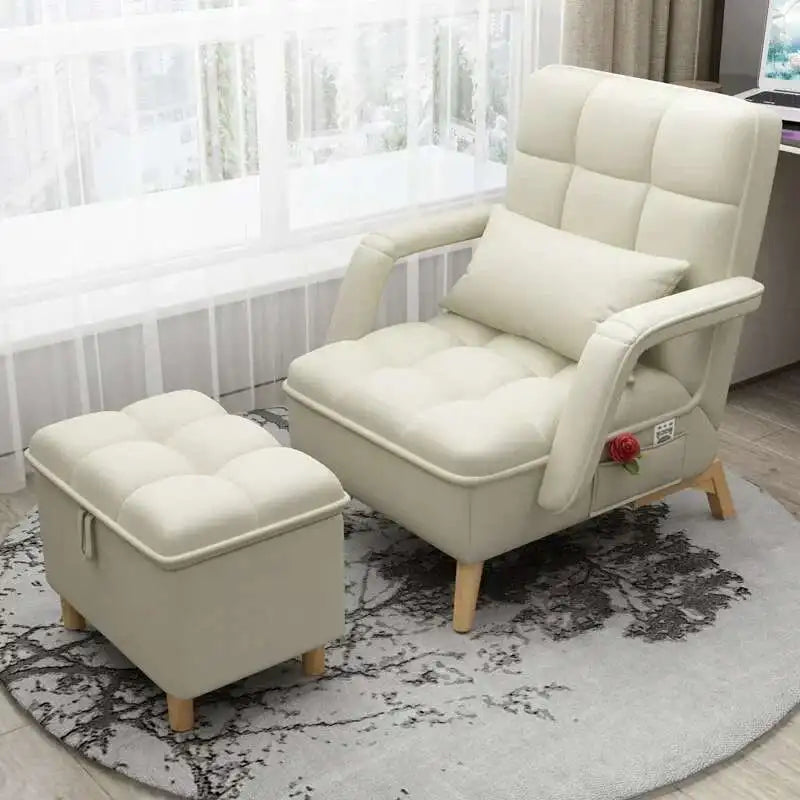 Lazy Sofa Designer Chair Back Support Pillow Bedroom Relax Floor Chairs Modern Nordic Poltrone Da Salotto Japanese Furniture