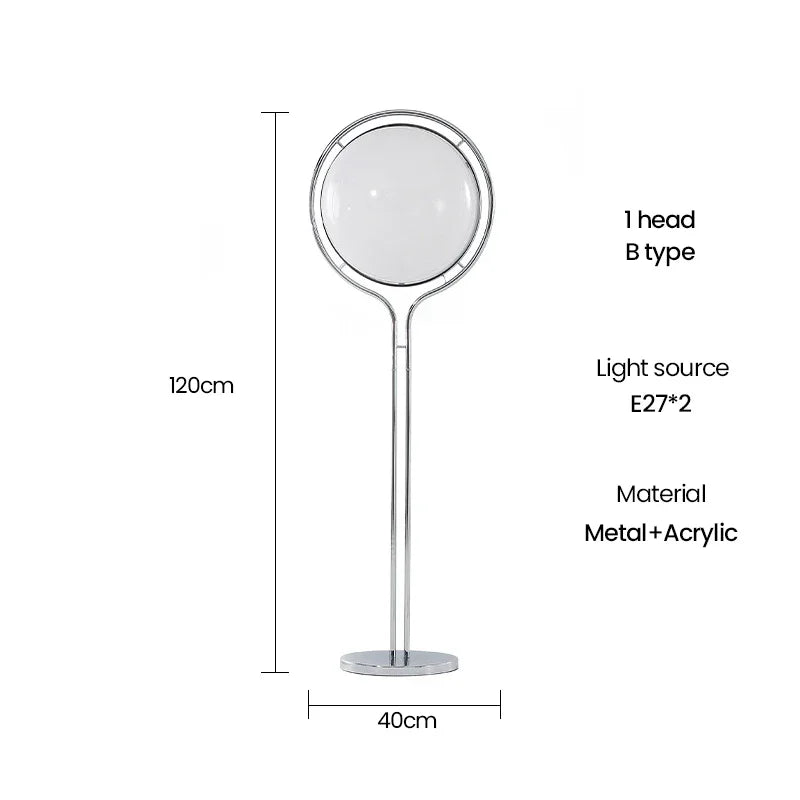 Nordic Designer Light Fixture Modern Simple Living Room Bedroom Decorative Lighting Stand Lamp Creative Bauhaus Eye Floor Lamps