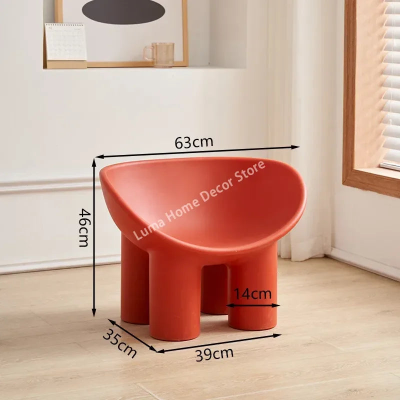 Luma Scandinavian Designer Elephant Leg Chair Wind Light Luxury Lazy Chair Creative Single Sofa for Ins Furniture Home Decor
