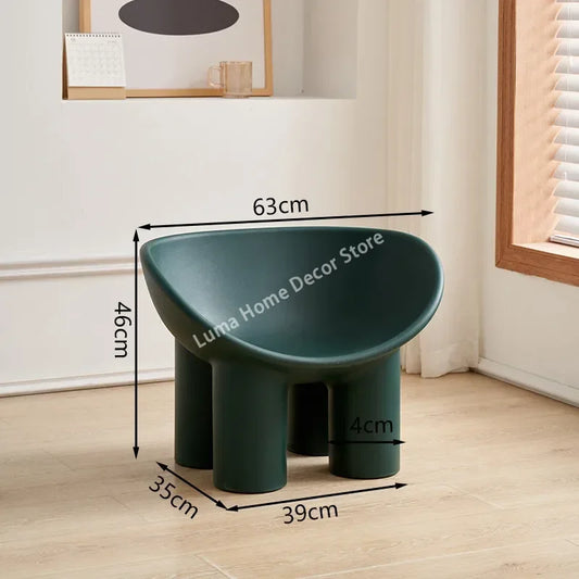 Luma Scandinavian Designer Elephant Leg Chair Wind Light Luxury Lazy Chair Creative Single Sofa for Ins Furniture Home Decor