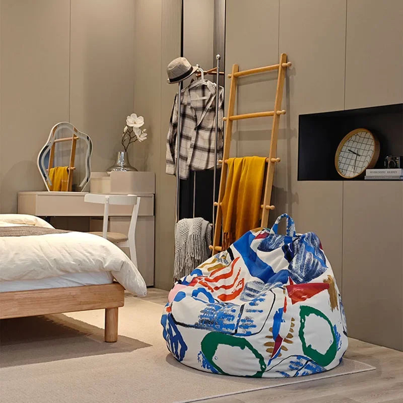 Replica Modern Bean Bag Sofa Classic Minimalist Living Room Bean Bag Sofa Lounge Designer Postmodern Divano Unique Furniture