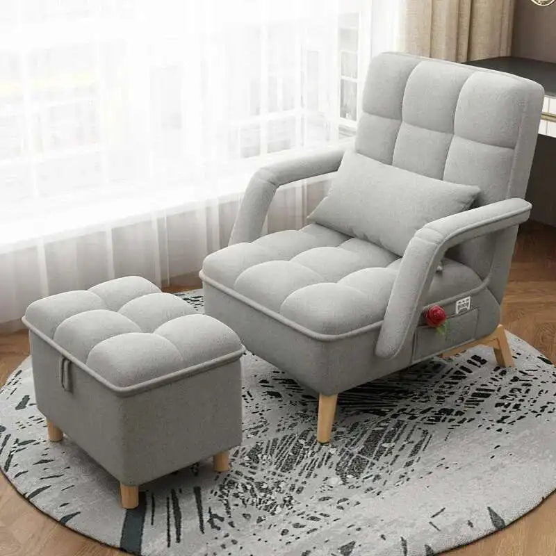 Lazy Sofa Designer Chair Back Support Pillow Bedroom Relax Floor Chairs Modern Nordic Poltrone Da Salotto Japanese Furniture