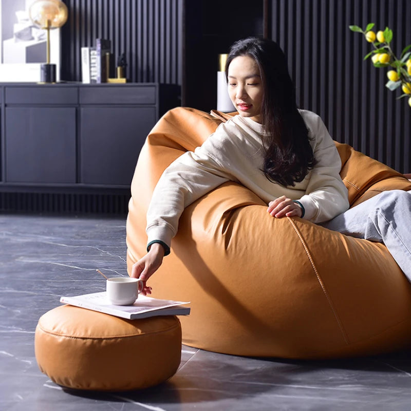 Bean Bag Sofas Ground Living Designer Luxury Rest Chair Comfortable Comfy Bags Modular Aesthetic Room Furniture Sofa Furnitures
