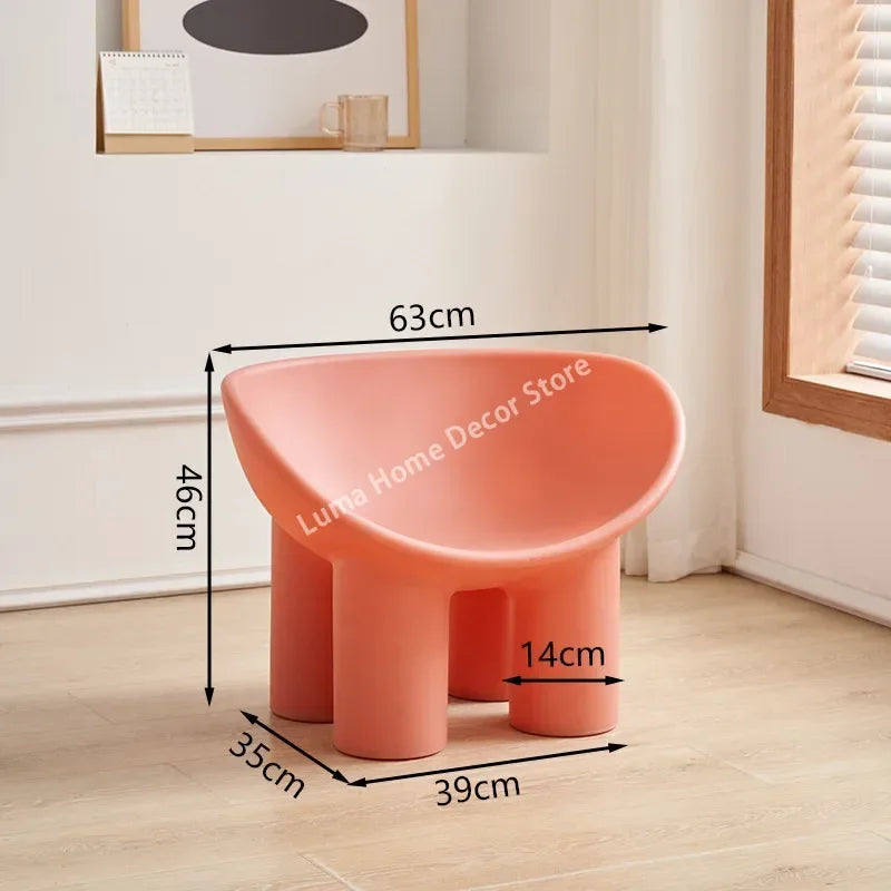Luma Scandinavian Designer Elephant Leg Chair Wind Light Luxury Lazy Chair Creative Single Sofa for Ins Furniture Home Decor
