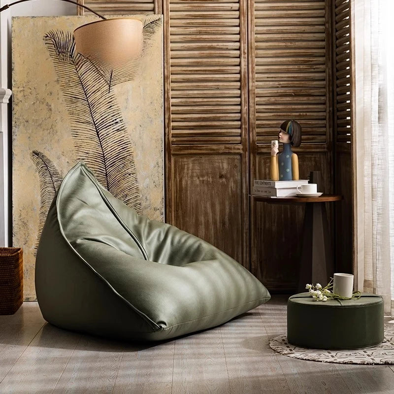 Japanese Designer Lazy Sofa Nordic Tatami Living Room Bean Bag Sofa Balcony Bedroom Recliner Home Furniture Divano Letto FYBS