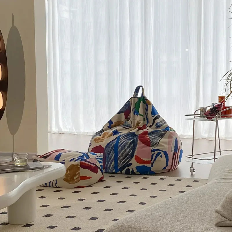 Replica Modern Bean Bag Sofa Classic Minimalist Living Room Bean Bag Sofa Lounge Designer Postmodern Divano Unique Furniture