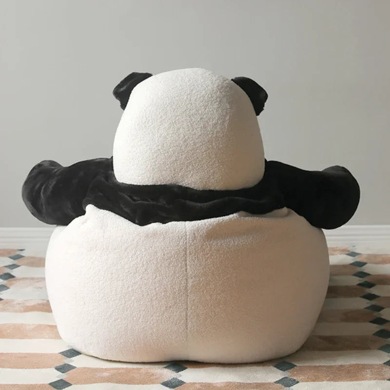 Balcony Living Room Bean Bags Cute Soft Nordic Floor Children Bedroom Sofa Chair Puffs Fluffy Single Canape Salon Furniture Home