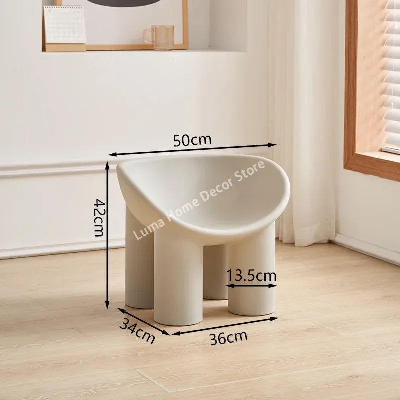 Luma Scandinavian Designer Elephant Leg Chair Wind Light Luxury Lazy Chair Creative Single Sofa for Ins Furniture Home Decor