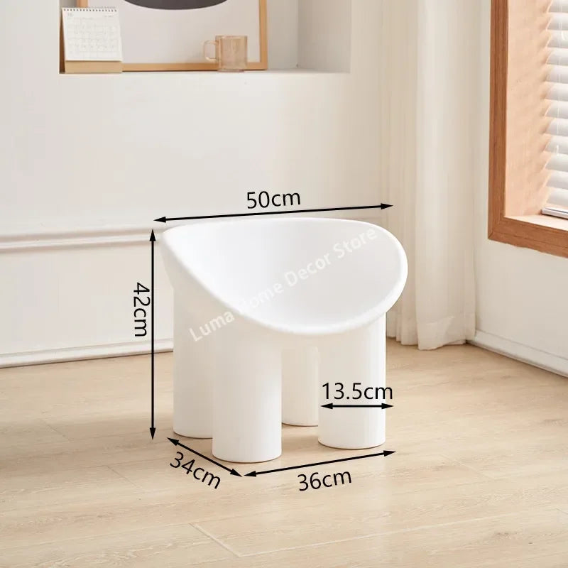 Luma Scandinavian Designer Elephant Leg Chair Wind Light Luxury Lazy Chair Creative Single Sofa for Ins Furniture Home Decor