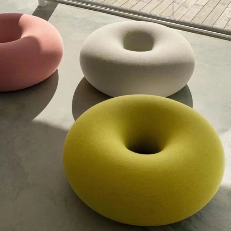 Donut Lazy Sofa Chair Designer Creative Round Leisure Chair Living Room Child Seat