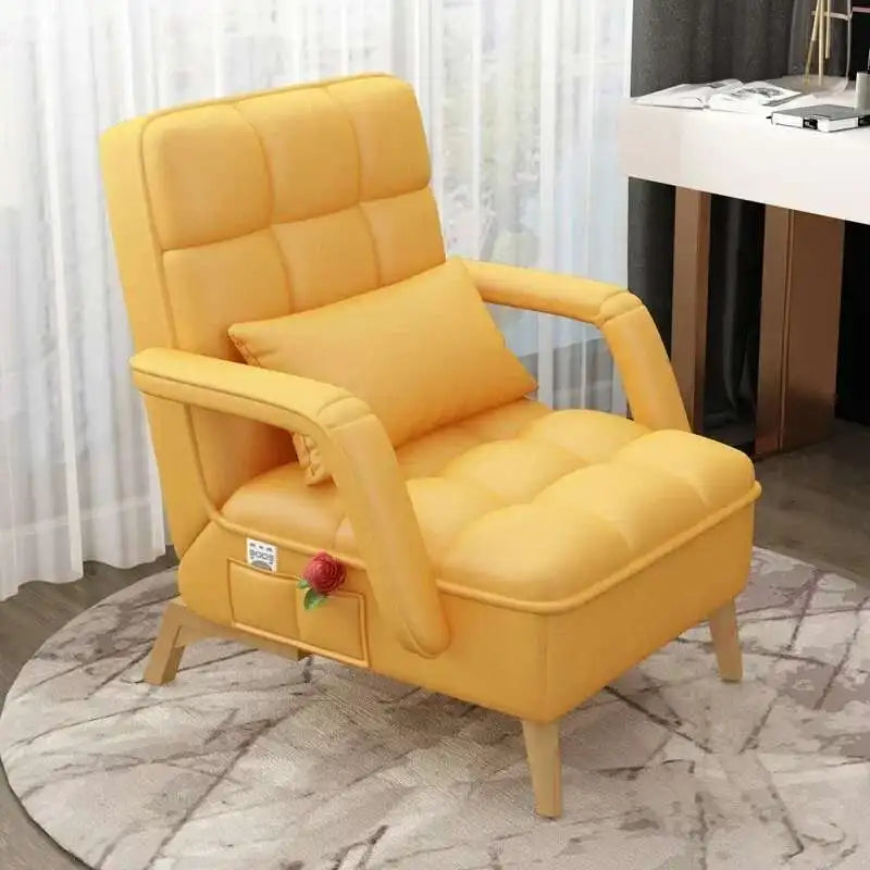 Lazy Sofa Designer Chair Back Support Pillow Bedroom Relax Floor Chairs Modern Nordic Poltrone Da Salotto Japanese Furniture