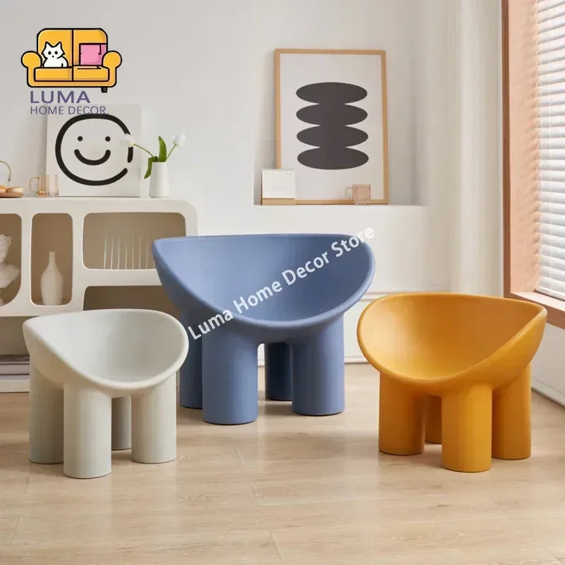 Luma Scandinavian Designer Elephant Leg Chair Wind Light Luxury Lazy Chair Creative Single Sofa for Ins Furniture Home Decor