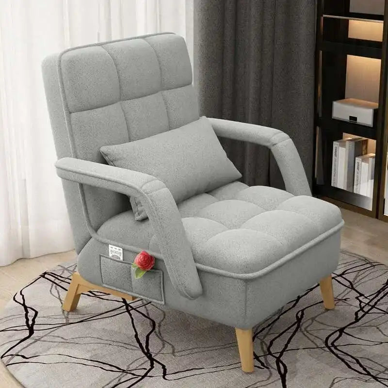 Lazy Sofa Designer Chair Back Support Pillow Bedroom Relax Floor Chairs Modern Nordic Poltrone Da Salotto Japanese Furniture