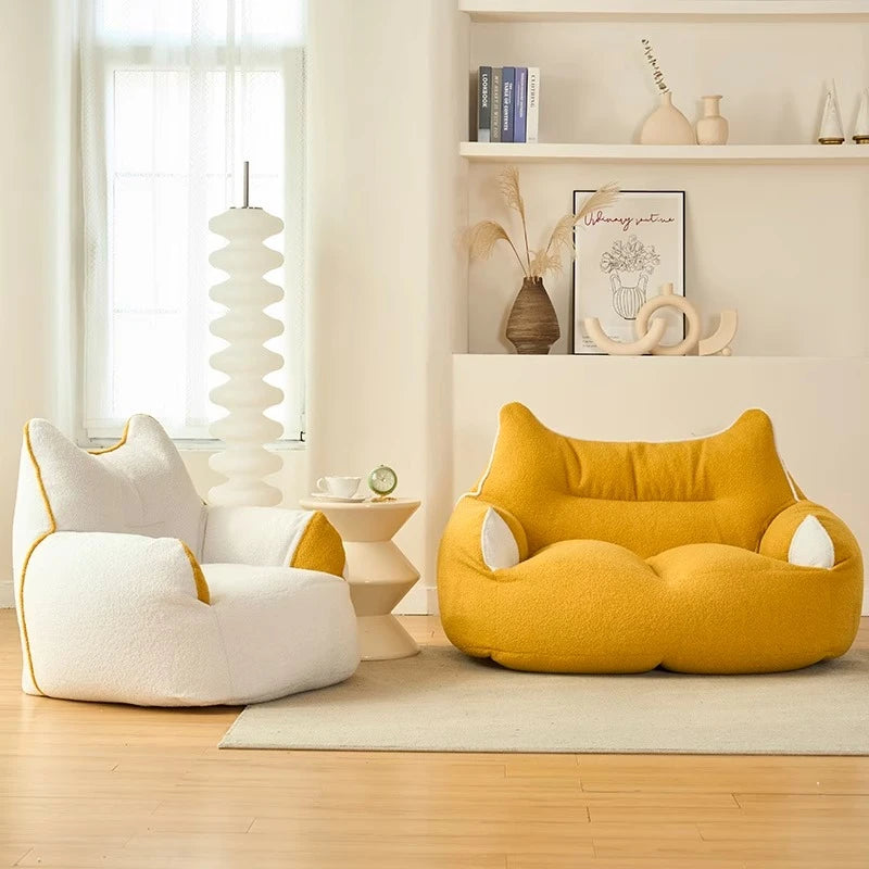 Pov Seat Giant Pouffe Pouf Living Room Sofa Foam Puff Bean Bag Single Compressed Couch Convertible Pouffe Chambre Furniture Home